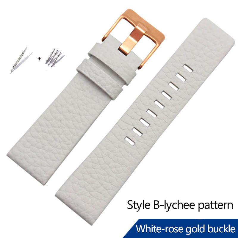 

For DIESEL Genuine Leather Strap Bracelet DZ7311 DZ7332 DZ7314 DZ1405 DZ4323 Watch Band Black Brown 22mm 24mm 26mm 28mm 30mm 32mm