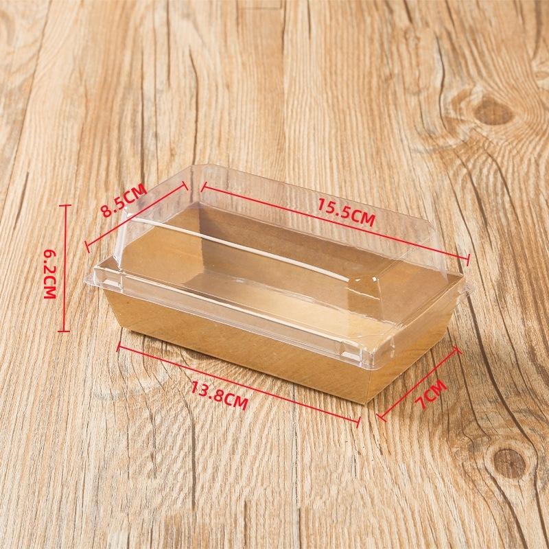 50PCS Dessert Packaging Box Cupcake Box Large Pastry Bakery Boxes With Picnic Food Packaging Box