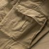 Men's Retro Khaki Lace-Up Casual Pants - Autumn Micro-Elastic Loose Overalls