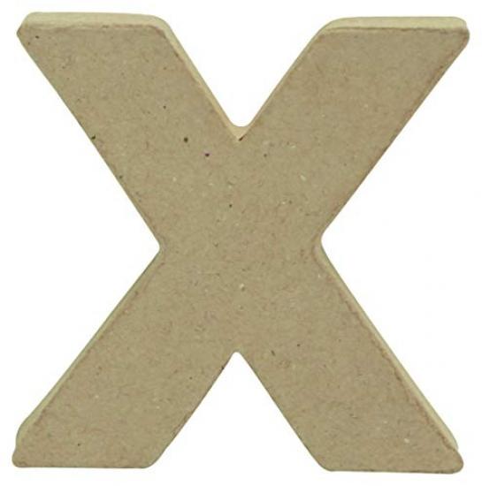 D/écopatch AC867C Mache Brown Paper Holder 15.3 x 2.5 x 20 cm Capital Letter P