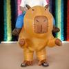 Halloween Inflatable Costumes Halloween Inflatable Capybara Suit Ride On Fancy Suit Cosplay Accessories for Girls Men Women Boys