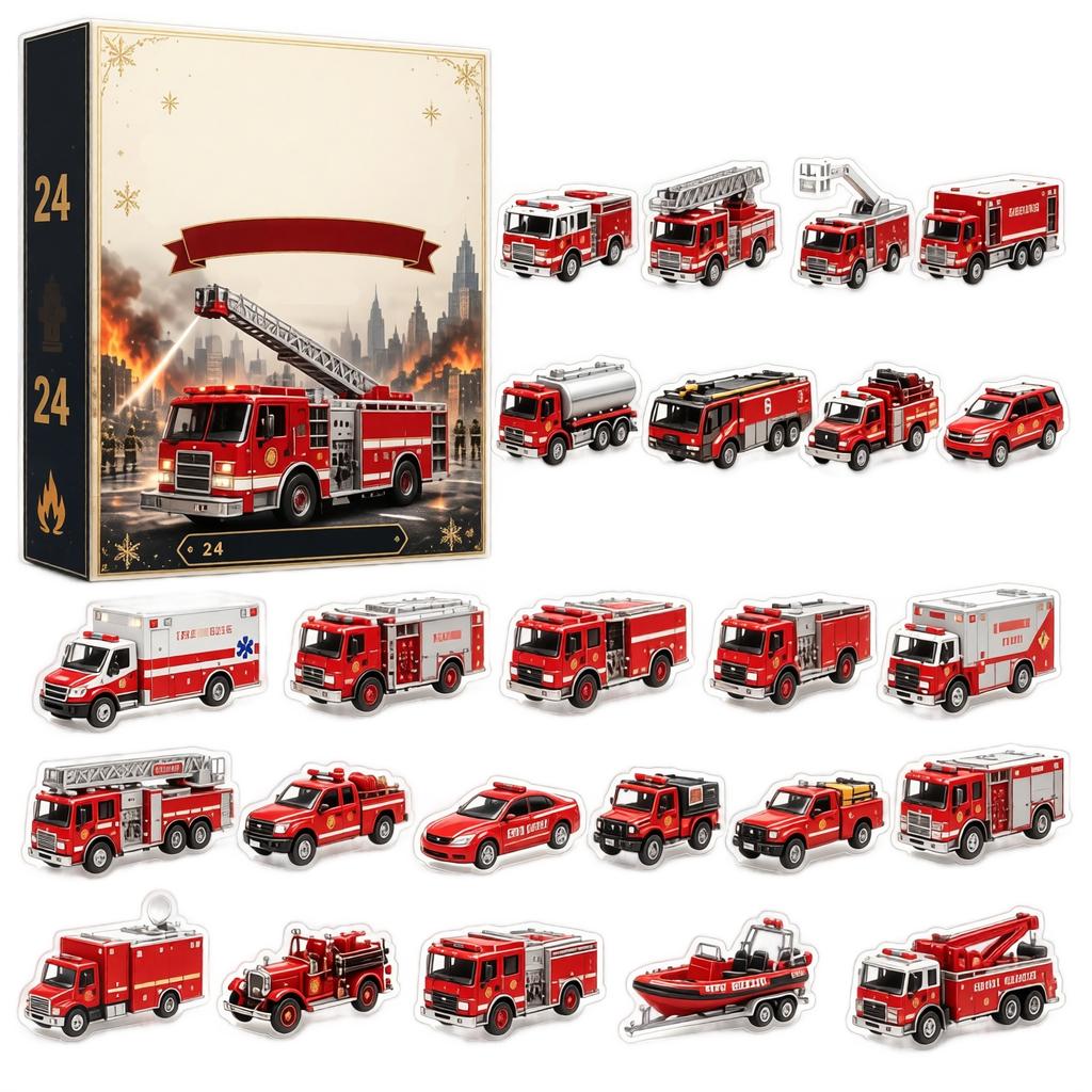 2D Acrylic -Day Advent Calendar Series Collectible Countdown