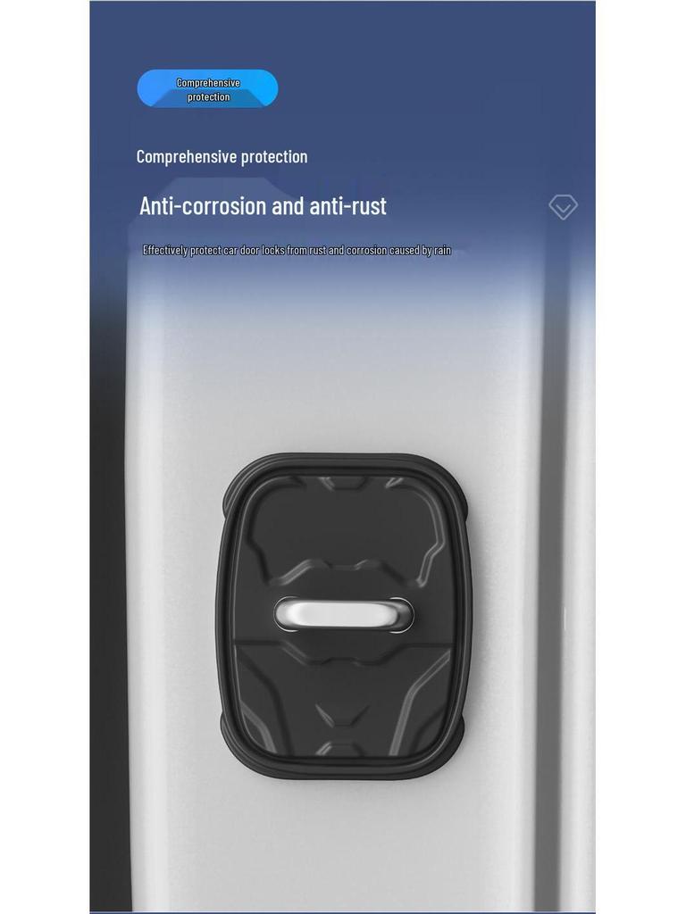MINI Car Door Lock Anti-Collision Pad & Muting Cover