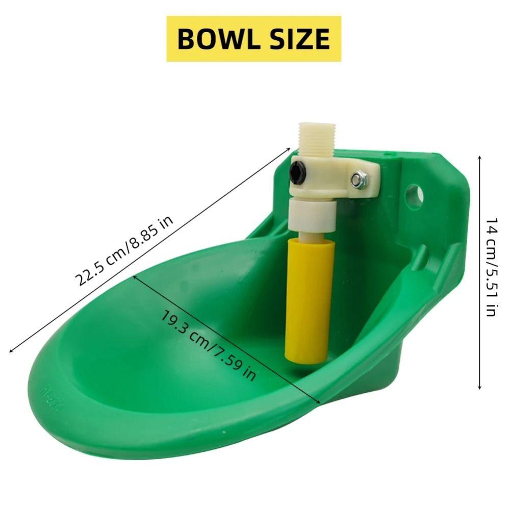 Plastic Livestock Drinker Float Control Water Trough Auto Drinker Sheep Waterer  Barn Equipment