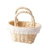 1Pc 1/12 Dollhouse Simulation Mini Woven Basket Model Dollhouse Furniture Decoration Doll House Micro Scene Pretend Play Toys&