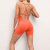 Womens Seamless Yoga Bodysuit Ballet Dance Fitness Gym Workout Tight Stretchy Athletic Leotard Fall Winter