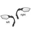 Bicycle Rear View Mirror 360 Rotation Adjustable HD Anti-Shock Glass Lens Cycling Clear Handlebar Left Right Mirrors