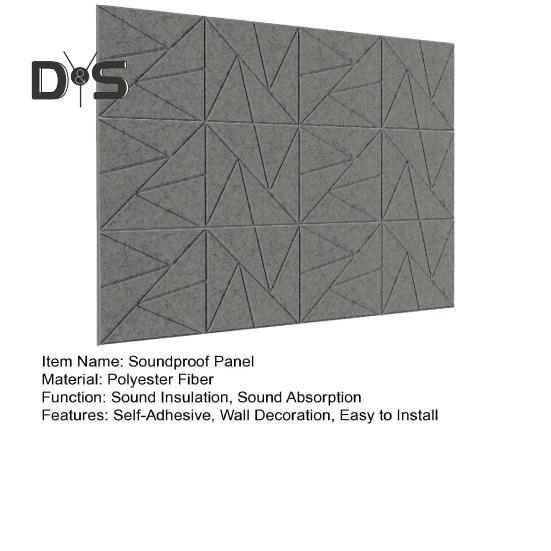12Pcs Soundproof Wall Panel Self-Adhesive Sound Absorbing High Density Thick Acoustic Foam Panel Noise Reduction Wall Decoration Tile