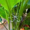 4Pcs/set Plant Anti-toppling Support Green plant fixator flower hydroponic folding fixed support Suitable for Gardenging Supplies