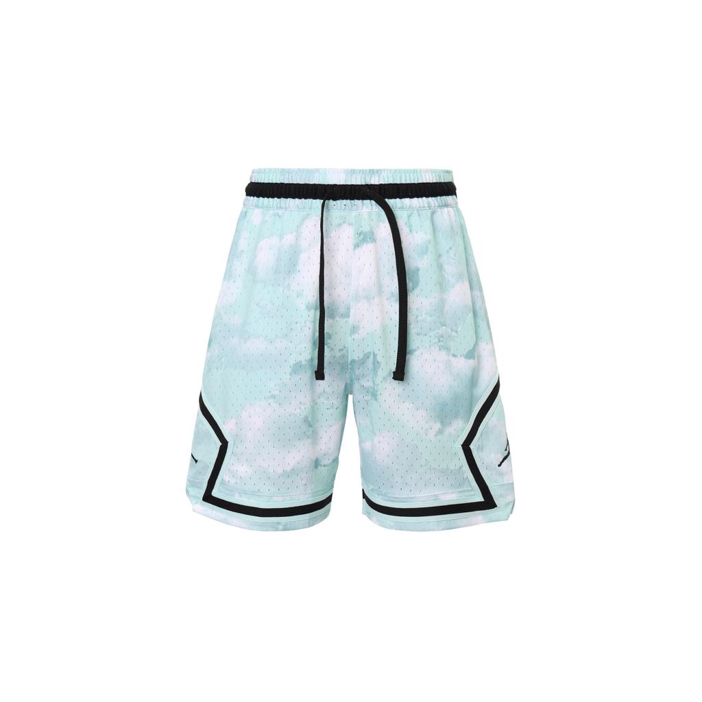 Jordan Logo Outdoor Sports Elastic Waist Mid Rise Five Point Casual Shorts Men Shorts Mint-Green FD7650-346