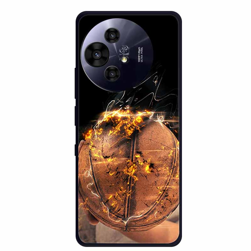 Pro pouzdro na telefon TCL 50 Pro NxtPaper Černé silikonové měkké TPU pouzdro Pro TCL 50 Pro NxtPaper 5G Zadní kryt Pouzdro 6.8" Coque Odolné proti nárazům