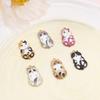 10PCs Cute Cartoon Cat Charms Multicolor Animal Enamel Gold Color Metal Pendants DIY Necklace Bracelets Jewelry Making 25mmx14mm