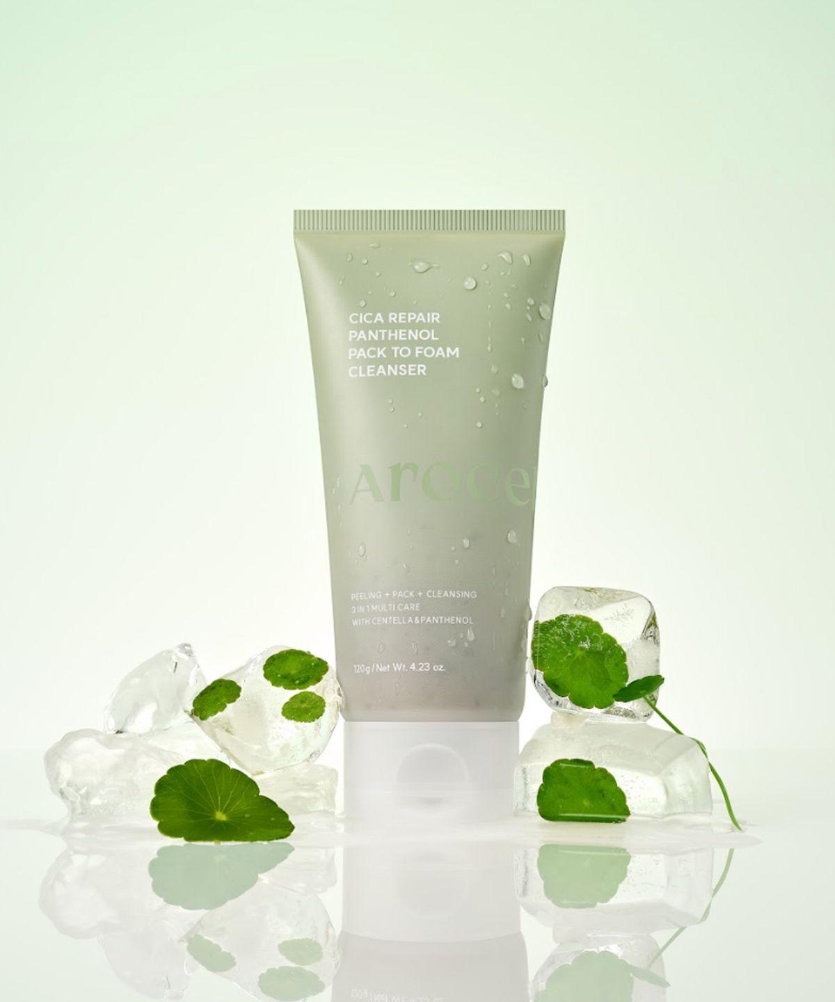Cica Repair Panthenol Pack to Foam Cleanser