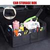 Foldable Car Trunk Organizer Folding Auto Storage Bag Auto Box Car Trunk Storage Bag  Trucks