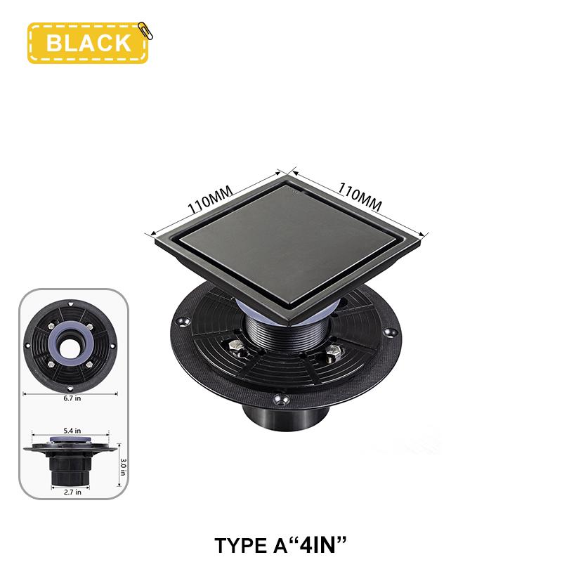 Sifon de Pardoseală Pătrat Inoxidabil Invizibil Deodorant Filtru de Gunoi Sifon Sifon de Pardoseală Duș Filtru de Apă Accesorii Baie