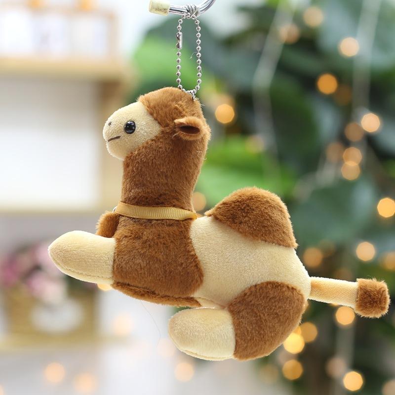 Niedlicher Tier Schlüsselanhänger Anhänger Haarball Kamel Dunhuang Kamel Puppe Xinjiang Gansu Tourismus Souvenir