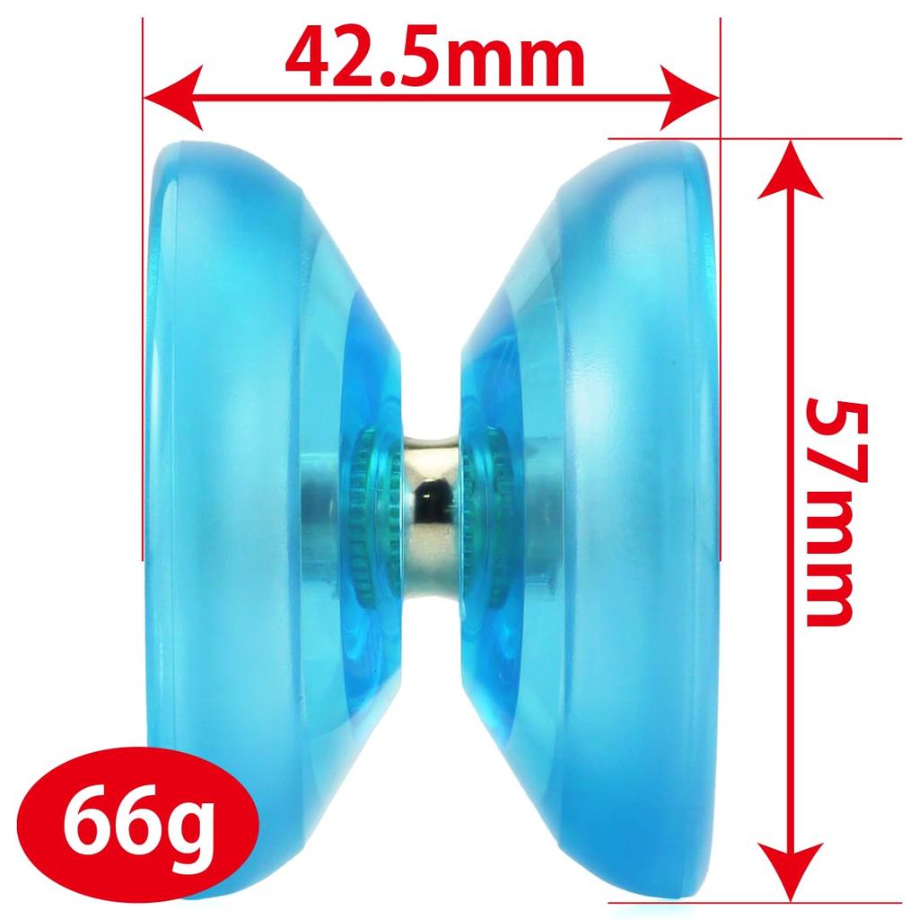 Spin Gear Easy-to-spin Yo-yo, Yo-Spinner (Aqua Blue)