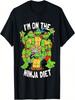 Mademark X  - Ich bin auf Diät TMNT Pizza T-Shirt