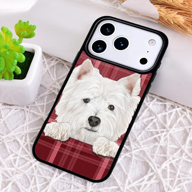 West Highland Terrier Westie Funda Shockproof Phone Case for iPhone 17 Air 16e 15 11 12 14 13 Pro Max Cover Coque