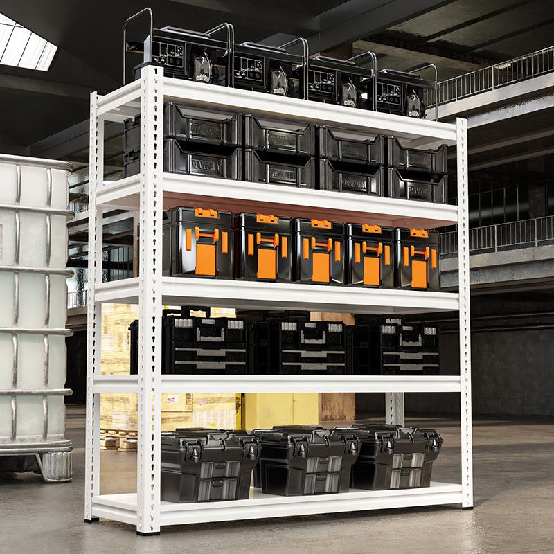 Balcony & Warehouse Steel Corner Storage Shelf, Multi-Layer Rack for Household Sundries