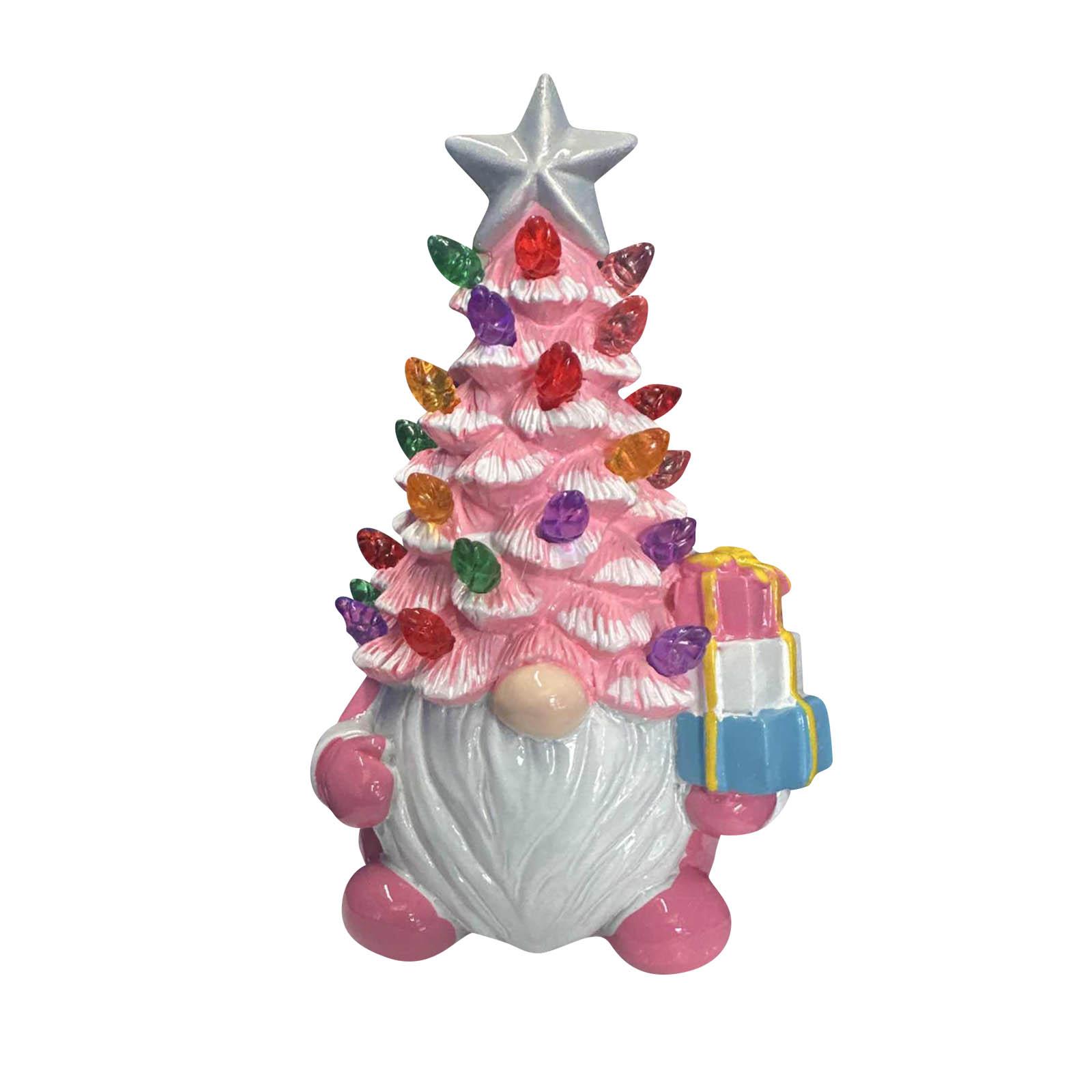 

Dwarf Tree Festival Decoration Suitable For Indoor Spring Desktop Decoration Resin Crafts розовый