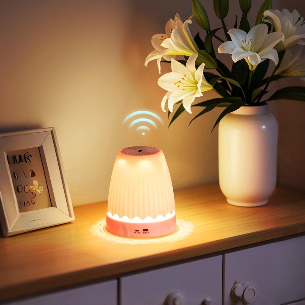 Modern Nordic-Inspired Table Lamp USB Charging Adjustable Brightness for Home Office Hotel Induction Desk Light
