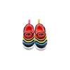 Nike Dynamo Free Comfortable Slip Resistant Cushioning Abrasion Resistant Low Top Toddler Shoes Black Red Blue 343938-018