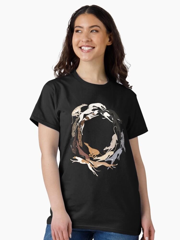 A Gathering of Cats The Greyt Hound Romp Classic Unisex T-Shirt