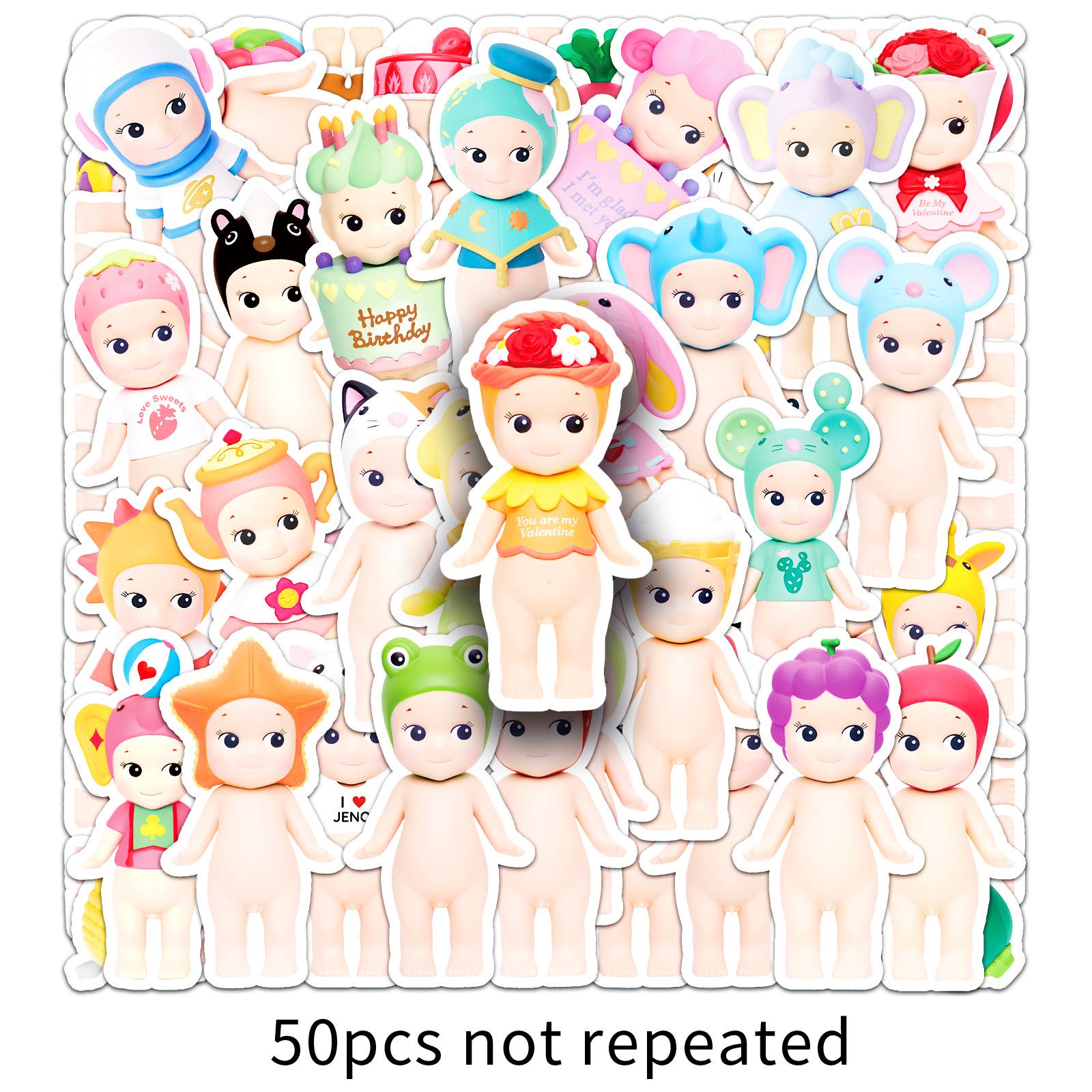 

50 Sheets Waterproof Sonny Angel Cartoon Stickers for Decoration