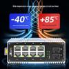 Aidicom IT168 Series Industrial Gigabit DIN Rail Switch (2-Fiber, 8-Port Ethernet)