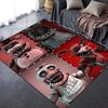 2025 Neues FNAF-Spiel Teppich für Wohnzimmer Schlafzimmer Zuhause Sofa Dekoration, Kinderspiel Rutschfeste Fußmatte25