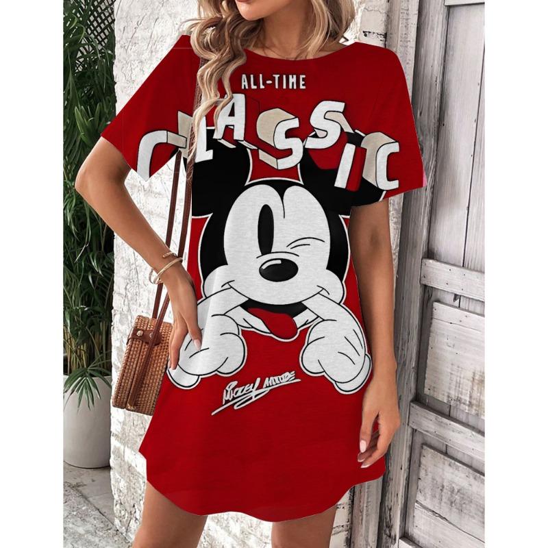 2025 Summer Animal Printed Dress Women's Short Sleeved Beach Sunwear Elegant Casual Party Dress