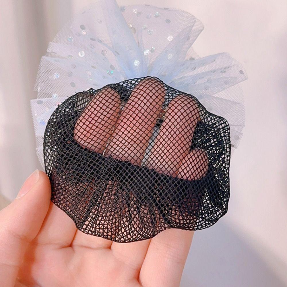Star Star Hair Nets Princess Sequin Hair Nets Hair Accessories Snood Spring Clip  Dance