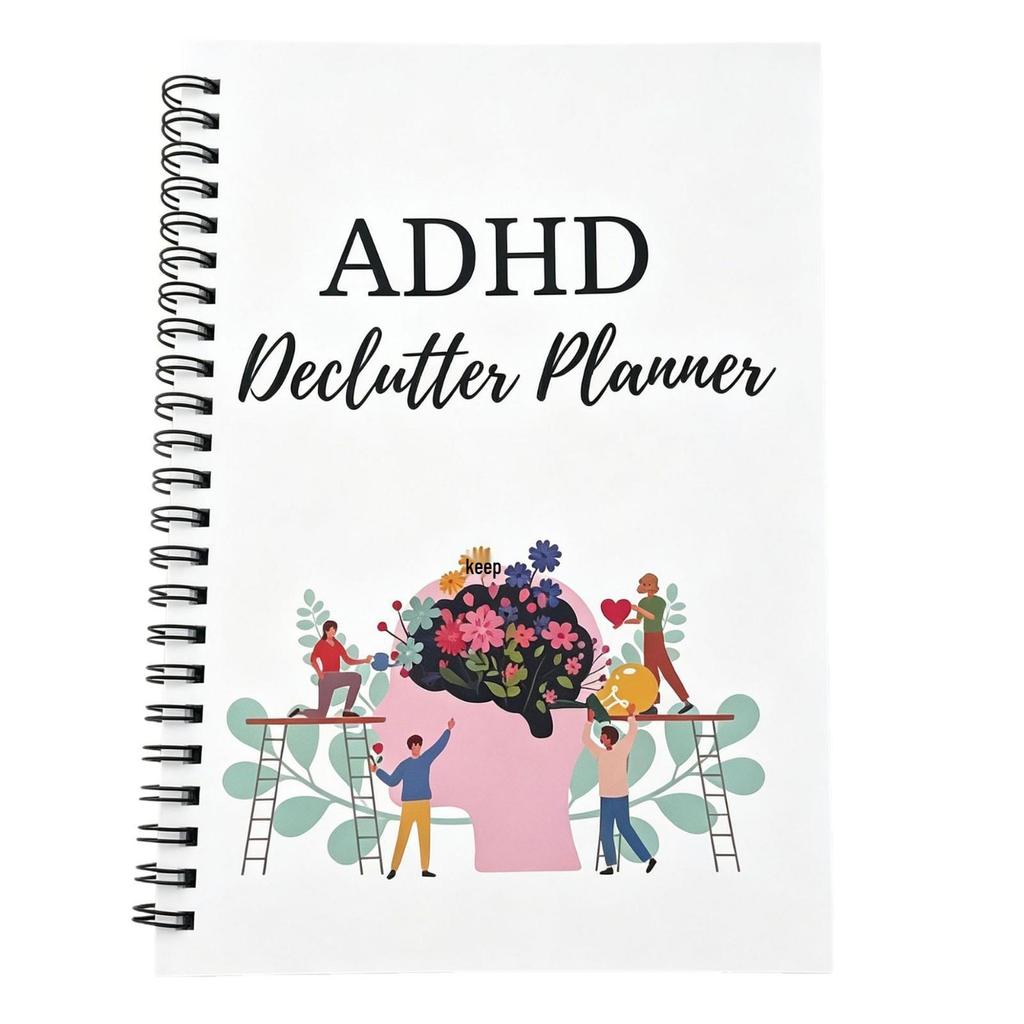 ADHD Focus Planner: Declutter & Concentration Management Notebook