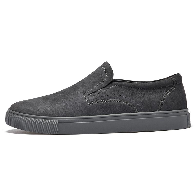Fashion 2024 Men Comfortable Casual Breathable Mens Loafers Shoes Moccasins Flat Fashion Genuine Leather Footwear Lace-up Solid Sneakers