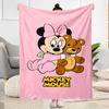 Minnie Mouse Floral Fantasy Blanket Soft & Cozy Suitable for Bed Livingroom Couch Four Seasons Universal Warmthful Decor