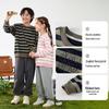 Pillingresistenter Baumwoll-Kinder-Strickhoodie mit Streifen - Lässiges Frühjahrs-/Herbstoberteil für Jungen und Mädchen