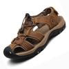 Classic Men 'S Sandals Summer Soft Sandals Comfortable Mens Shoes Genuine Leather Sandals Big Size Soft Outdoor Casual Shoes Men