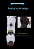 Unisex High-Top Off-Road Motorcycle Riding Boots with Rotary Buckle