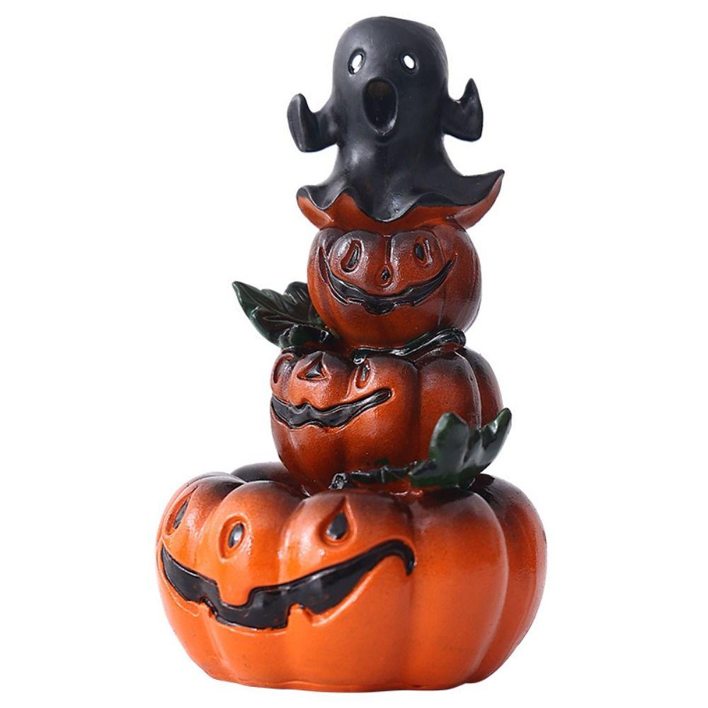 Retro Pumpkin Backflow Incense Holder Resin Backflow Incense Burner  Home Office Decoration