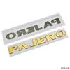 20X2.2cm ABS Car Rear Body Letter Emblem Trunk Sticker for Mitsubishi PAJERO Logo Decorative Badge Auto Modification Accessories