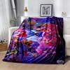 Digital Circus Blanket Warmthful Decor Suitable for Couch Seaside Bedding Four Seasons Universal Modern Style Perfect Gift for Relatives and Friends