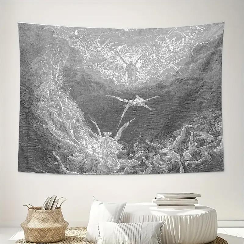 Gothic Tapestry Wall Hanging Dark Academia Decor Medieval Art Home Decor Vintage Tapestry Room Divider Backdrop Wall Art