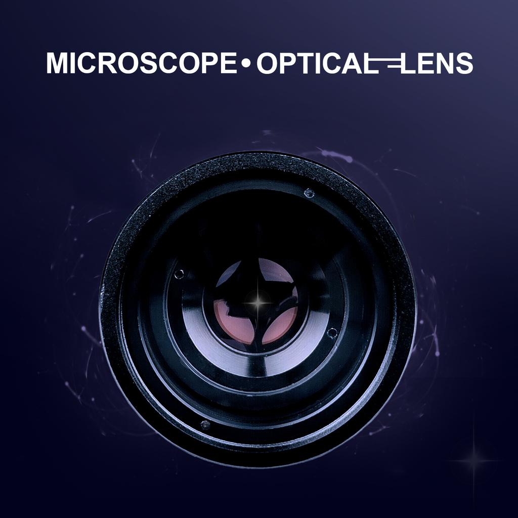 YIZHAN 130X 150X 180X Zoom C-Mount Lens Magnification Adjustable 25mm For Electron Video Microscope Accessories Monocular Camera