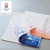 Dolce Duo Imabari Towel Gift Set of 2 Fuji Face Towel and Hand Towel In Wooden Perfect for or As a Made In Japan (Mt. Design) Box, Gifts, Get-Well