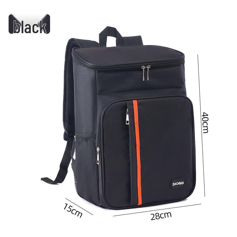 Oxford Cloth Double Shoulder Insulated Cooler Backpack - Red Wine Ice Pack for Picnic and Delivery