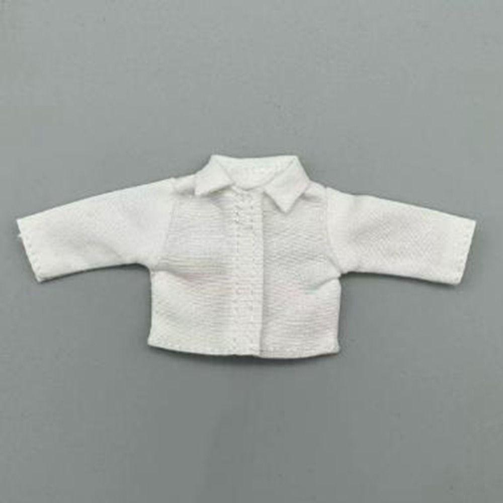 Mini Cute Jeans Trousers Shirt Denim Pants T-shirt Tops for 1/12 BJD Dolls for ob11 ymy dolls
