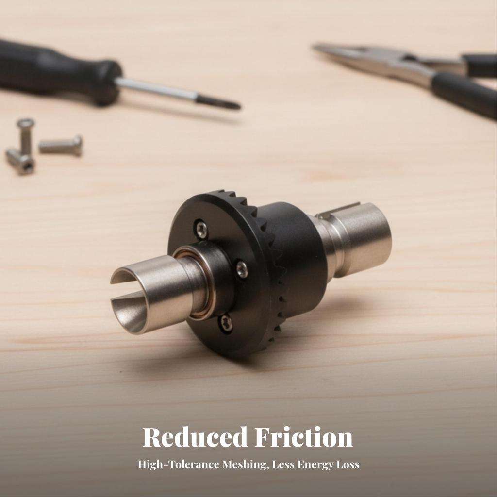 RC Car Differential Assembly Wear-Resistant Hardware Easy To