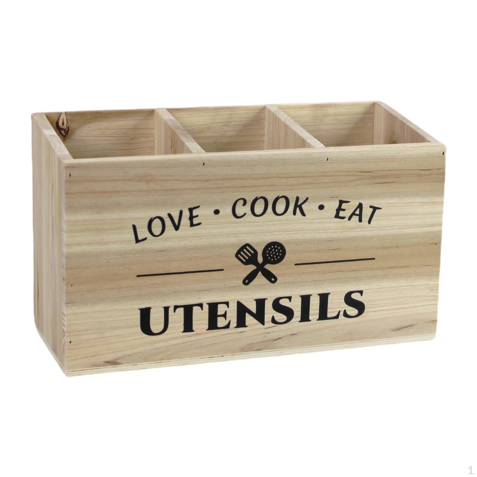 

Органайзер для кухонных лопаток, хранение инструментов, сушилка для ложек и вилок, ретро, фермерский дом, кухня коричневый