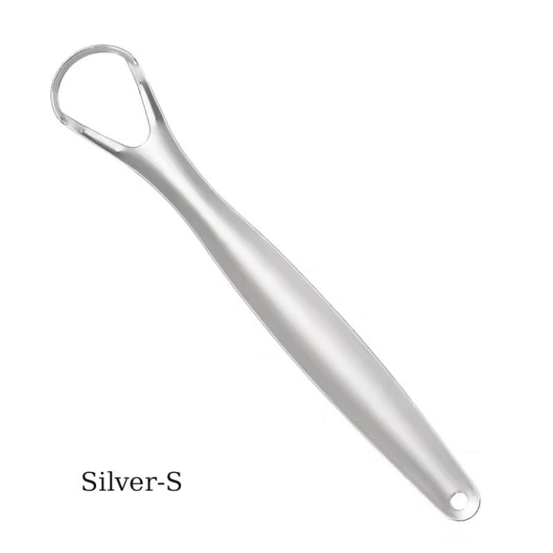 

Stainless Steel Tongue Scraper Cleaner Fresh Breath Cleaning Coated Tongue Oral Hygiene Care Tools
